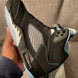Jordan 5s “Black Carolina”UNC