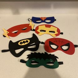 Like New 6 Halloween Masks 