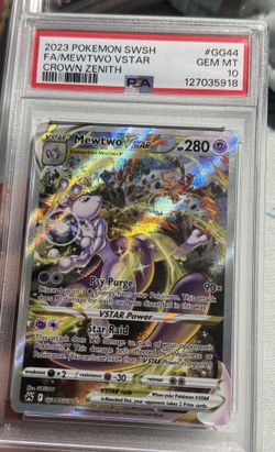 Mewtwo Vstar Crown Zenith Psa 10