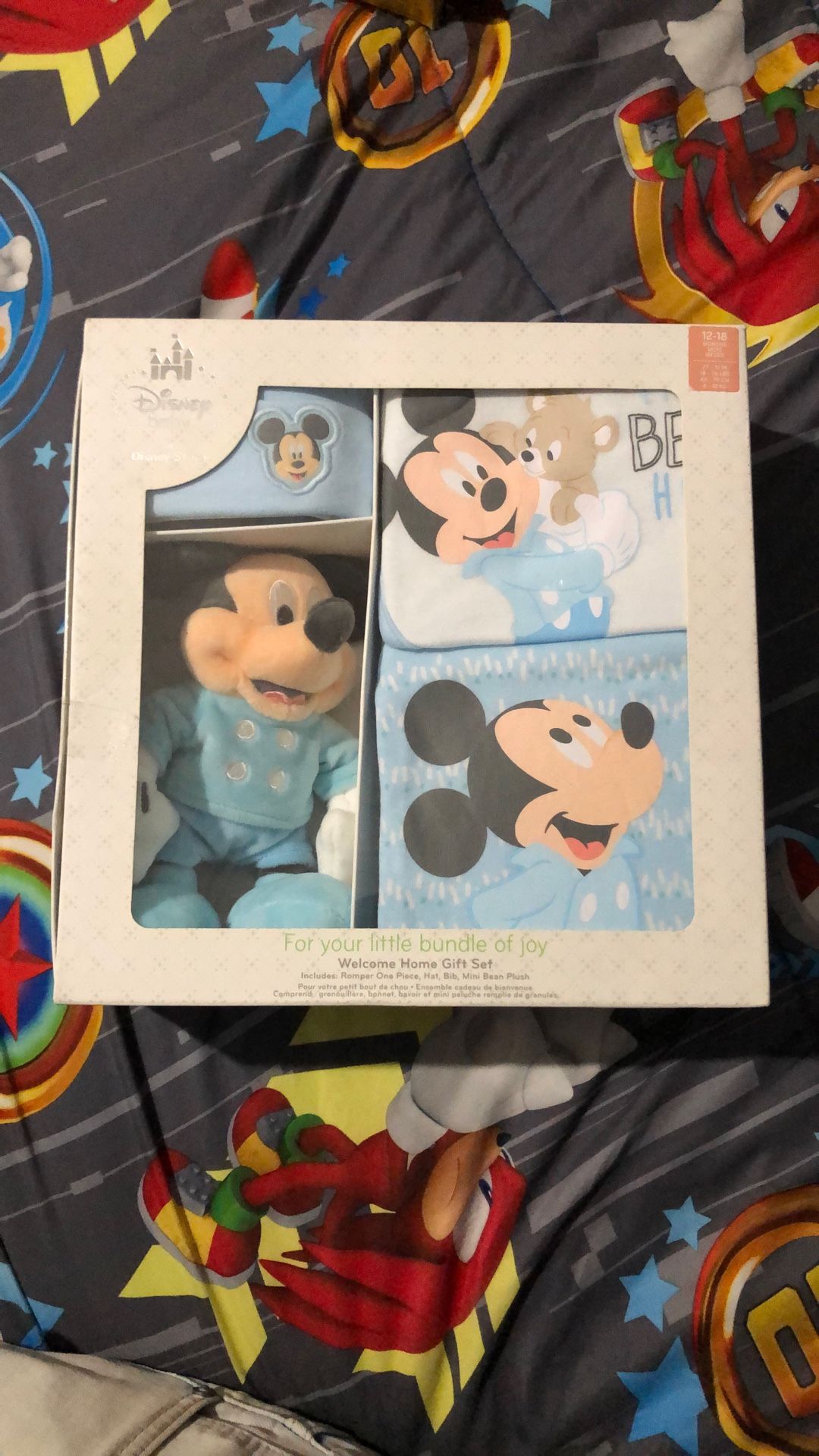 Disney Baby Boy Welcome Home Gift Set