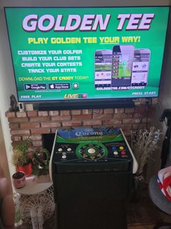 Golden tee CORONA PREMIER EDITION RARE MORE COURSES .  AMAZING FUN