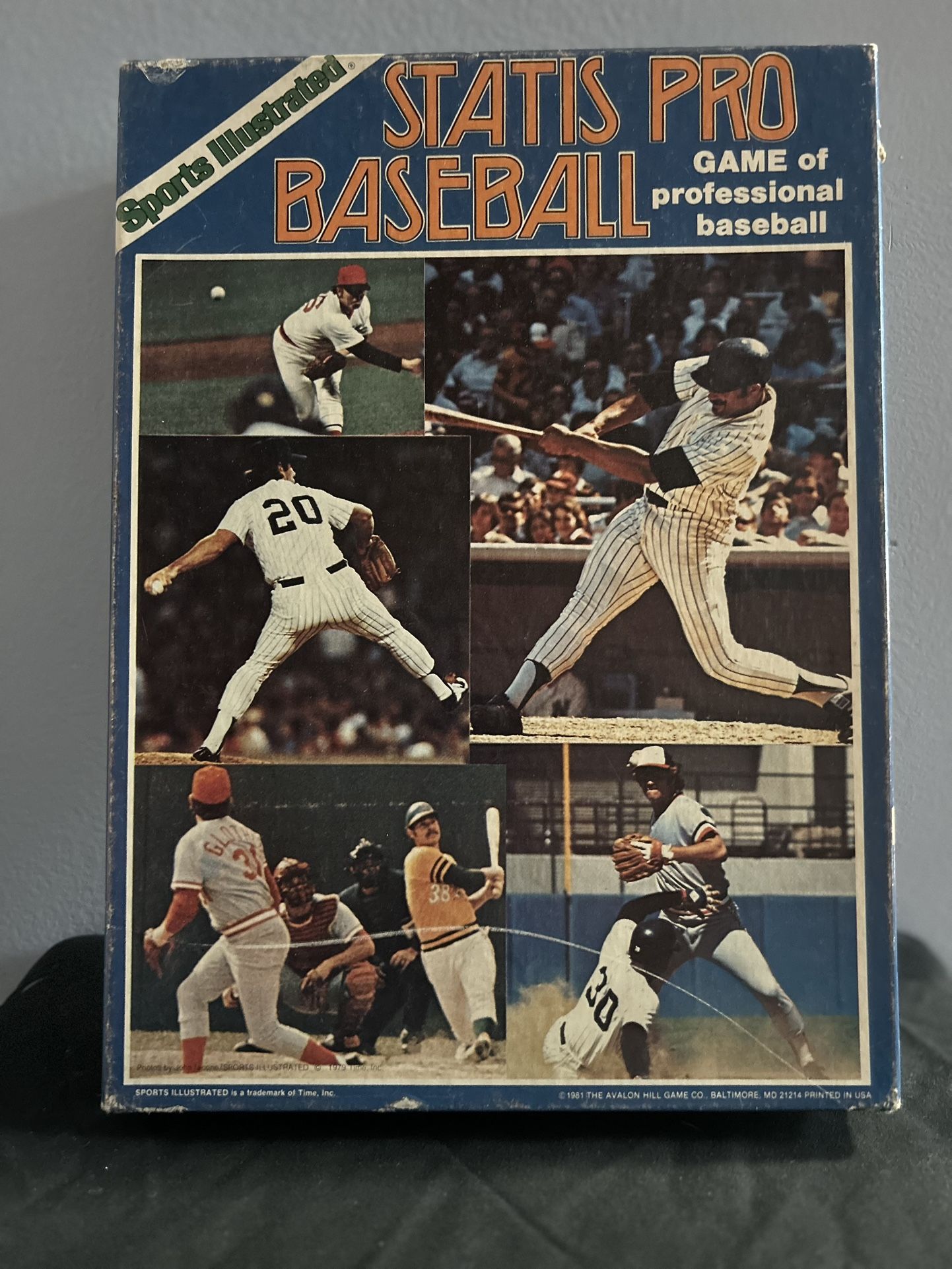 Statis Pro Baseball Sports Illustrated Board Game