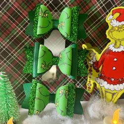 Grinch Bows