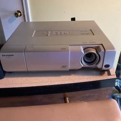 Sharp pG-D4010X Projector W/ Panoview Gray wolf Screen
