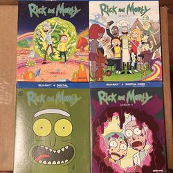 Rick & Morty: Seasons - 1, 2, 3, 4 (Blu-Ray)