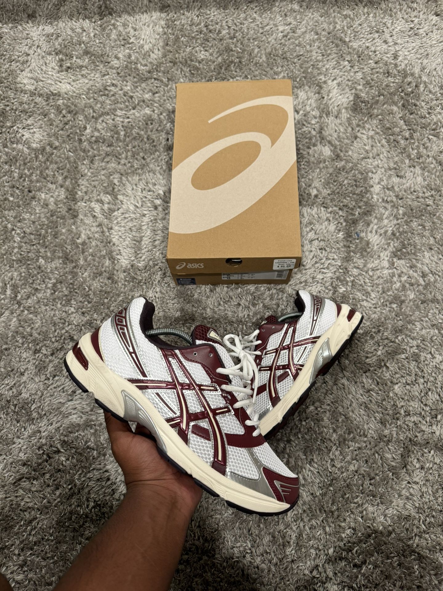 Asics Gel-1130 White Maroon