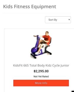 Kidz exercise equipment