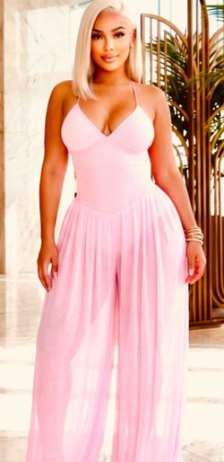 Pink Mesh Romper SML