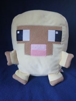 Minecraft Cuutopia Mojang Sheep 10-Inch Plush Beige