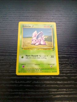 Pokemon Nidoran 83/130 Base Set 2