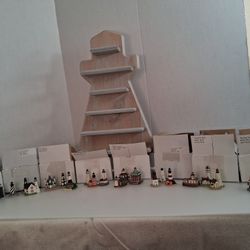 Lenox Miniatures With LENox Display Shelf Collectible Home Decor