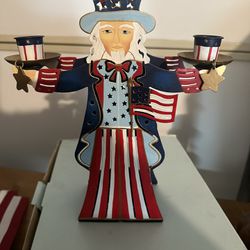 PartyLite Uncle Sam Candle Holder 