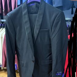 Black Suit With Purple accents 