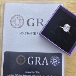 3 Cttw Oval Engagement Ring (Moissanite)