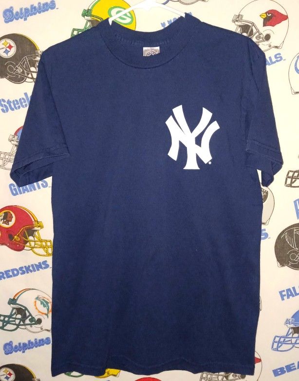Vintage Vntg 2000s Y2K Derek Jeter New York NY Yankees Mlb Baseball Tee Shirt
