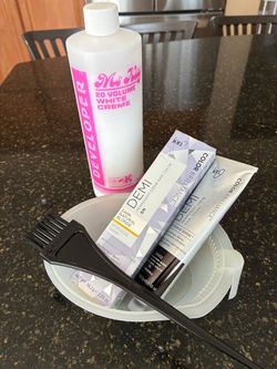 Free hair, color products
