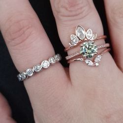Moissanite Rings With Certificate 
