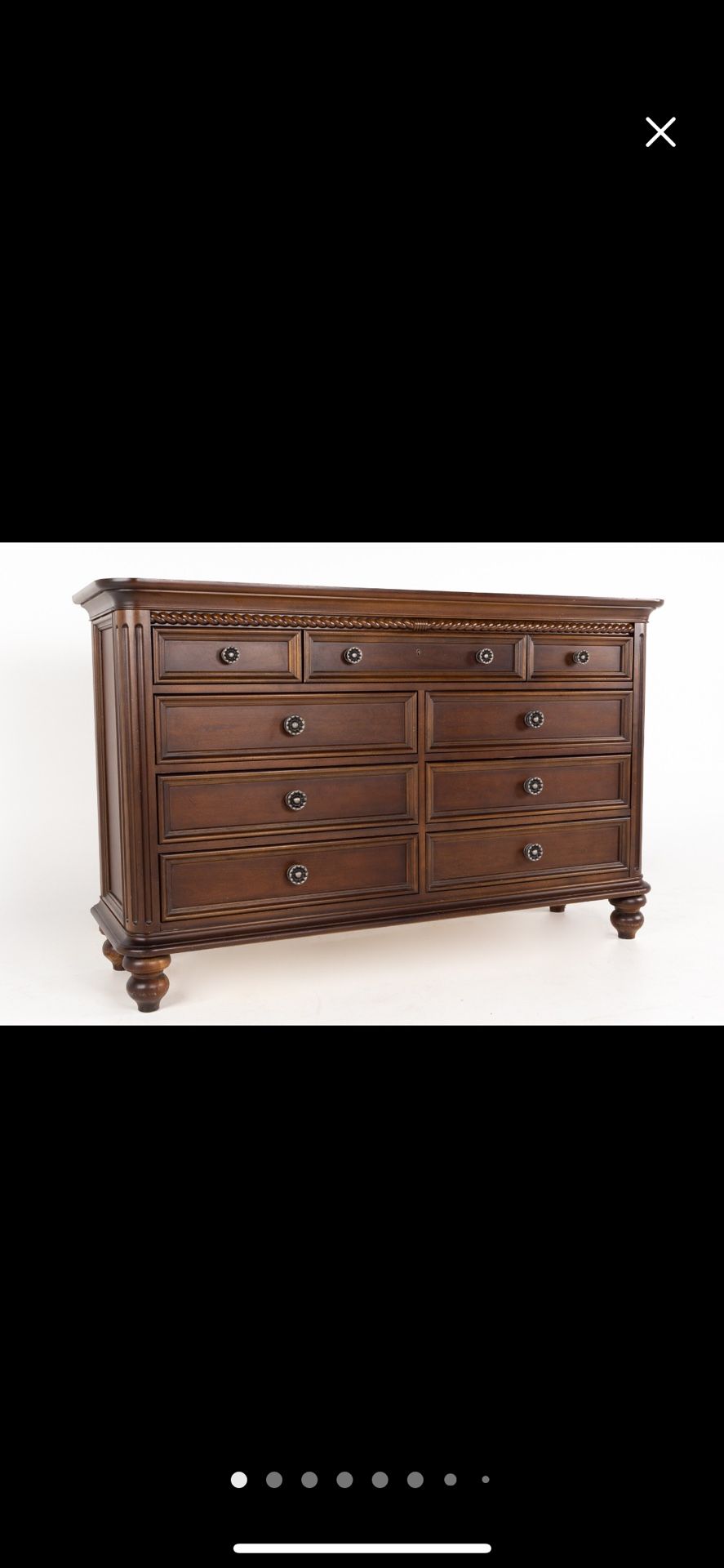 Thomasville Ernest Hemingway Collection 9 Drawer Dresser And Matching Bachelor Chest