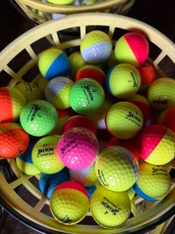 100 srixon de colored golf balls