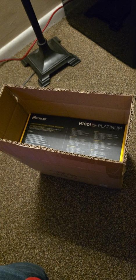 Corsair H100i Platinum 240mm Aio With Box 