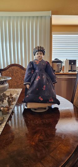 Antique German Porcelain Doll 21" Vintage / Collectible / Flapper / 19th Century / Betty Boop / Barbie / Toy / Figure / Gift / HTF / Unique
