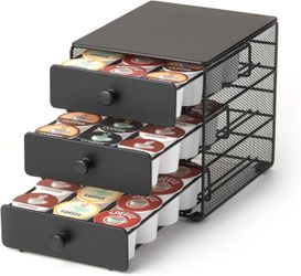 K-cup pod drawer organizer
