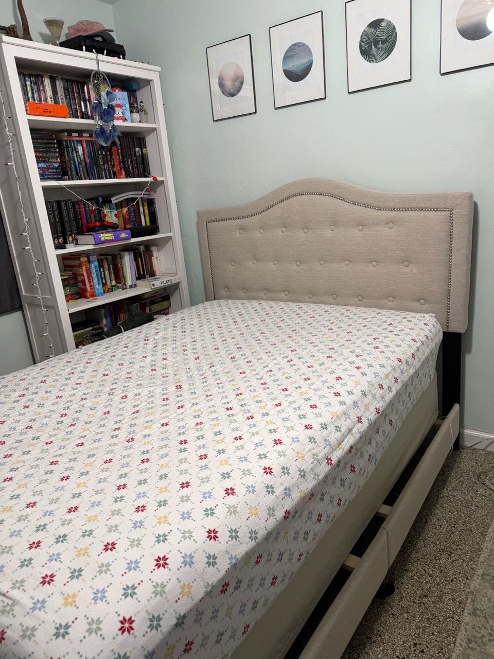 Used Full Size Box Spring Full size bed frame for Sale in Miramar, FL - OfferUp