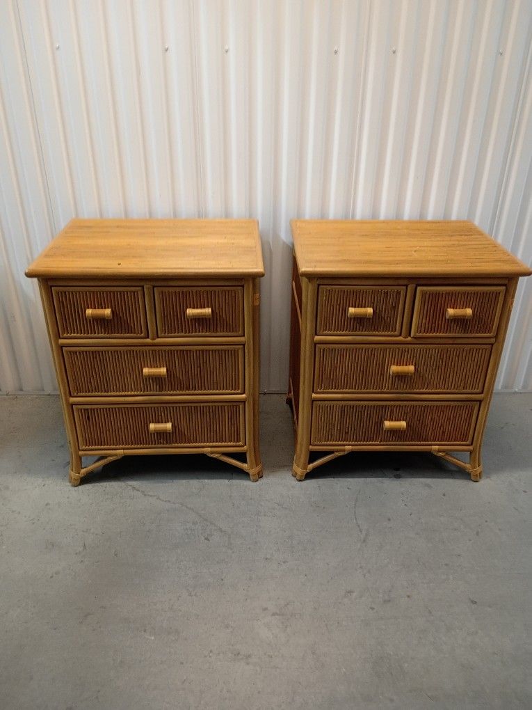Vintage Set Of Nightstands