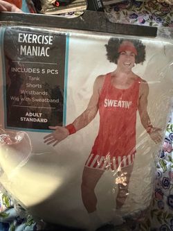 Exercise Maniac 80's Costume - Adult