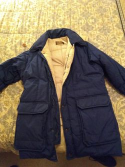 Men's size large winter coat brand new blue