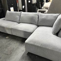 Macon 3 pieces fabric modular sectional 