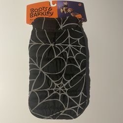 Boot & Barkley Black Spiderweb Pet Jacket Vest NWT Small Size Up To 20 Lbs Fun