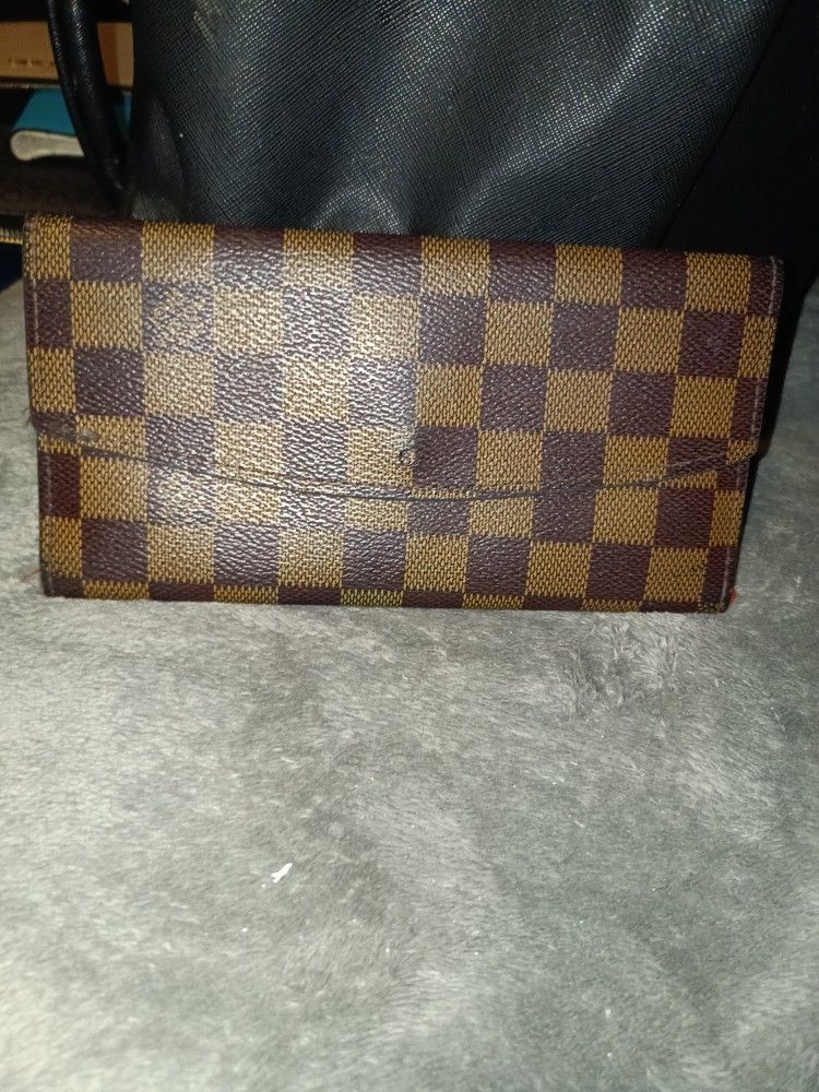  Louis Vuitton, Pre-Loved Damier Ebene Sarah NM, Brown