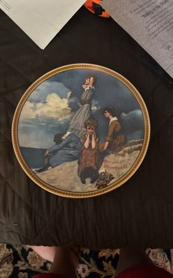 Waiting By The Shore Plate