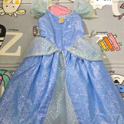 Cinderella Dress Up Princess Halloween Dress Costume