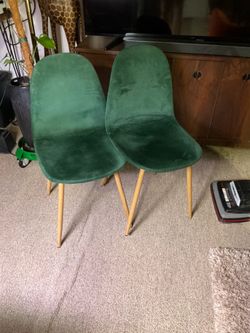 4 Mid century Modern chairs