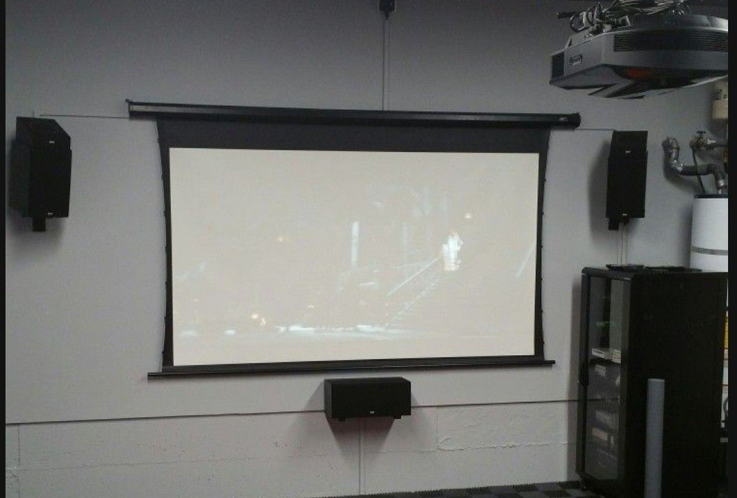 Projector Screen 100" 16:9 4k Tensioned Electric Motorized
