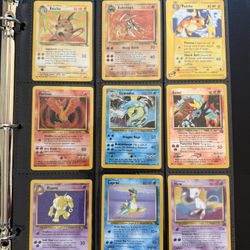Old Pokemon Cards VINTAGE Rare Collection WOTC 1999 Era Lot 