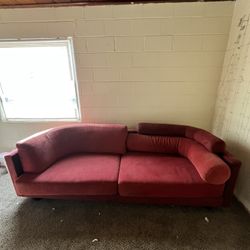 Red Designer Couch