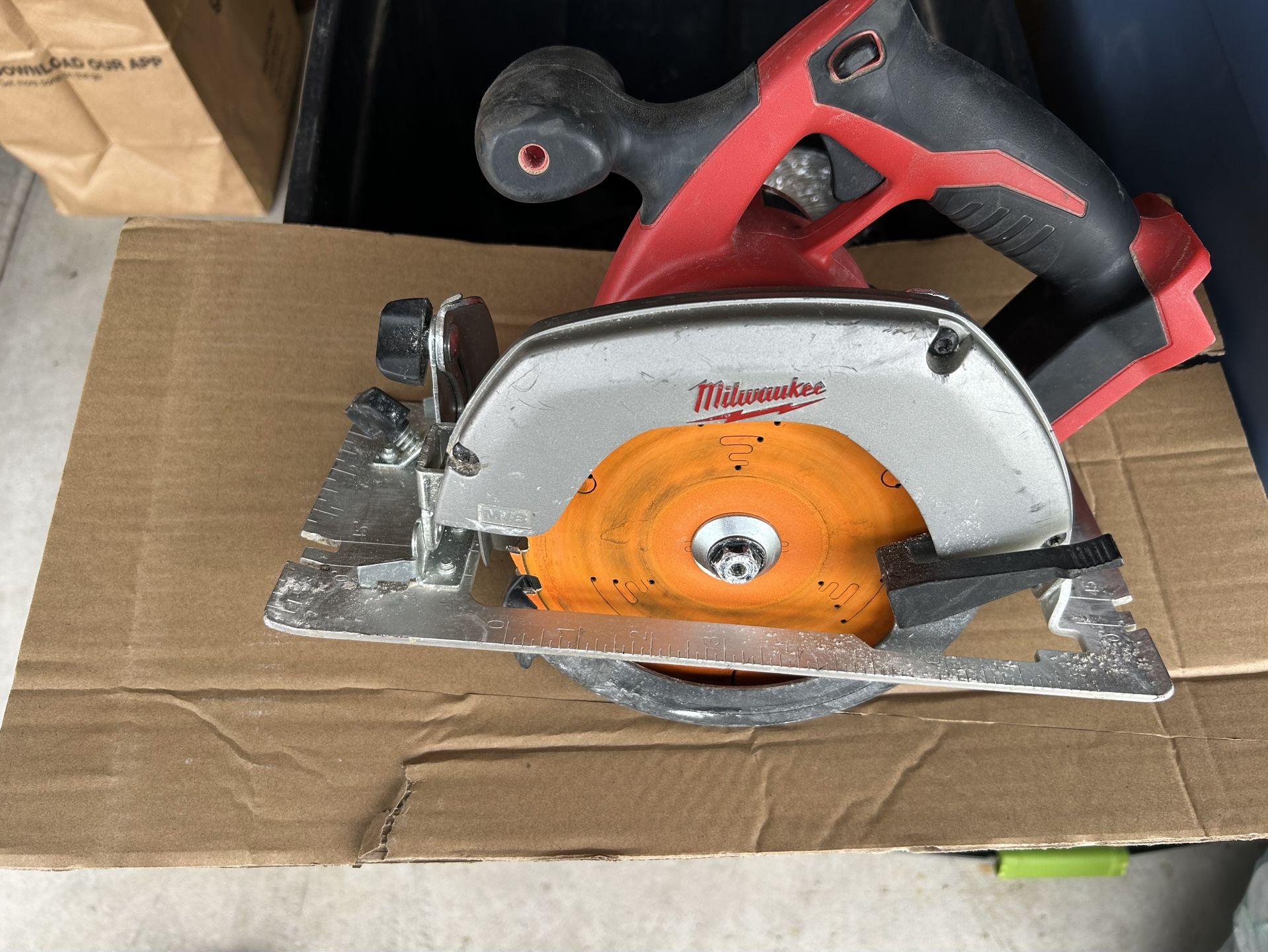 Milwaukee 6 1/2” Circular Saw—w/o battery