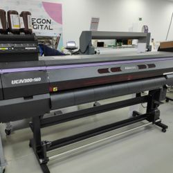 64” MIMAKI UCJV300-160 PRINT&CUT with FULL SET OF INK & RIP CMYKlclm WW