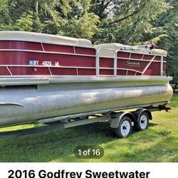 Godfrey Sweet water 22’ Pontoon Boat