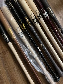 professional MLB bats of all sizes and all weights