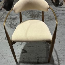 4 DINING CHAIRS SAND BEIGE