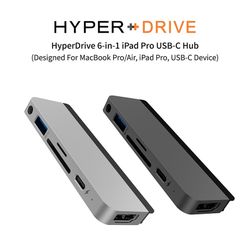 Hyper Drive 6 In 1 Hub For iPad Pro