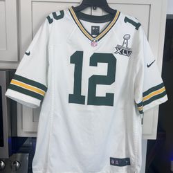 NFL Green Bay Packers Aaron Roger’s Nike Superbowl Jersey Size XL