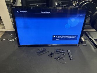 55” Sony TV And 3D Glasses 