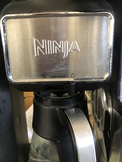 PRICE IS FIRM 10 Cup Ninja Coffee Bar System with Permanent Stainless Steel Mesh Filter and  Glass Carafe  79 (retails for $255 at the stores)  You ar Thumbnail