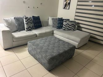Sofa light blue sectional