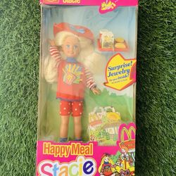 Vintage Barbie 1993 Mcdonalds Happy Meal Stacie. In its original box.